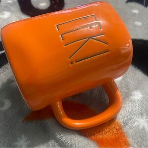 Rae Dunn | New Orange & Black Eek! Spooky Halloween Ceramic Coffee Mug